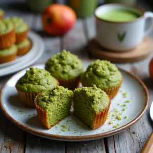 Matcha Muffins with Almond Flour – A gluten-free, low-carb, and antioxidant-rich snack.