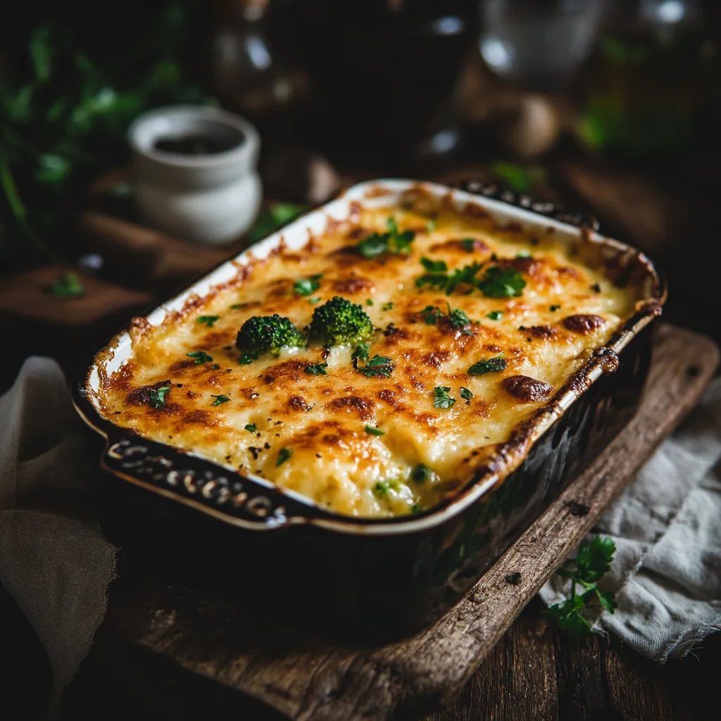 Cheesy Broccoli Rice Casserole Freshly Baked